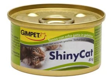 Gimpet (Джимпет) - Консервы для кошек тунец с травкой в желе 70 гр