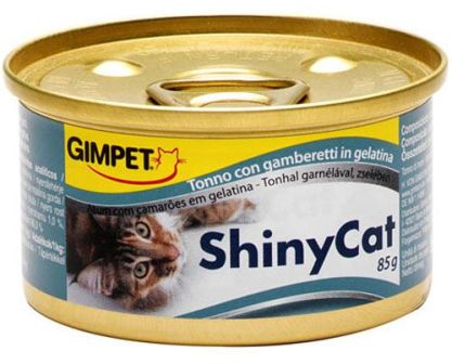 Gimpet (Джимпет) - Консервы для кошек тунец и креветки в желе 70 гр