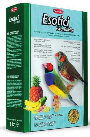 PADOVAN Grandmix Esotici - Основной корм для Экзотических птиц 400 гр