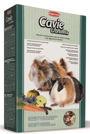 PADOVAN Grandmix Cavie - Основной корм для морских свинок с витамином С 850 гр