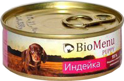 BioMenu Puppy (БиоМеню Паппи) - Консервы для щенков Индейка 100 гр