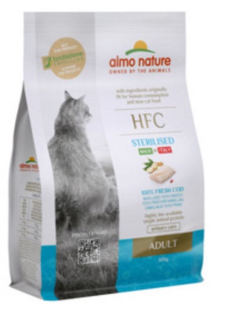 Almo Nature (Алмо Натюр) - Для стерилизованных кошек со свежей Треской (50% рыбы) 1,2 кг