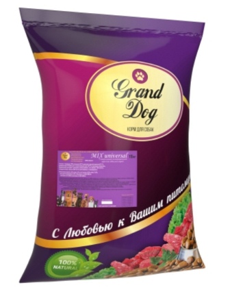 Grand Dog - MIX Universal универсальный полнорационный корм для собак всех пород 20 кг