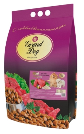 Grand Dog - MINI с говядиной для мелких пород 3 кг