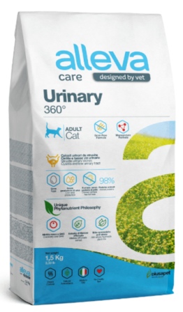 ALLEVA CARE CAT ADULT URINARY 360˚ - Корм для кошек Уринари (растворение струвитных камней) 1,5 кг