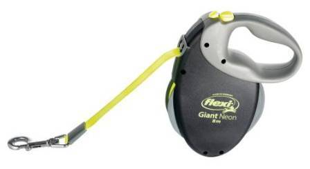 Flexi Giant Neon XL - Рулетка-ремень Флекси Гиант от 50 кг 8 м (цвет неон)