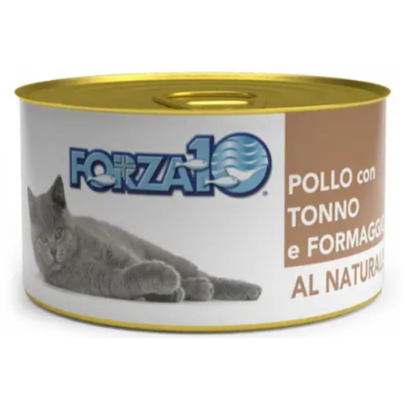 Forza Natural Tonno-Pollo-Gamberetti - Консервы для кошек и котят Тунец и креветки 75 гр