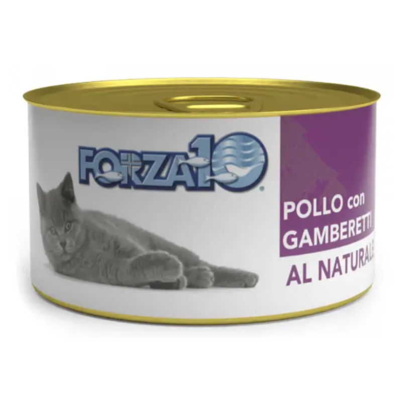 Forza Natural  Pollo-Gamberetti - Консервы для кошек и котят Курица с креветками 75 гр